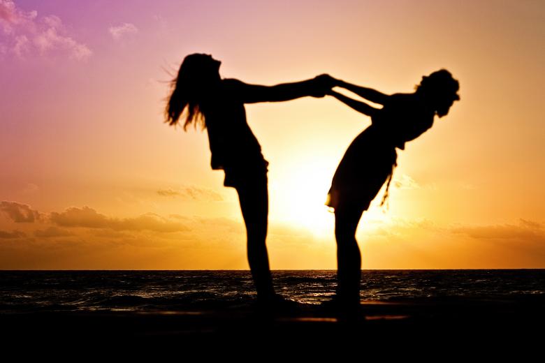 Free stock image of Girls on the Beach created by Pixabay