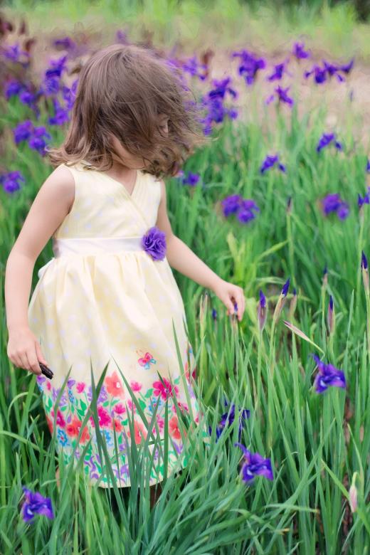 Free stock image of Little Girl in Wind created by Pixabay
