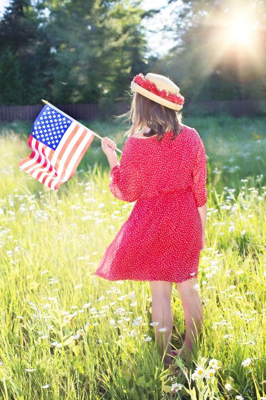 Free stock image of Fourth of July created by Pixabay