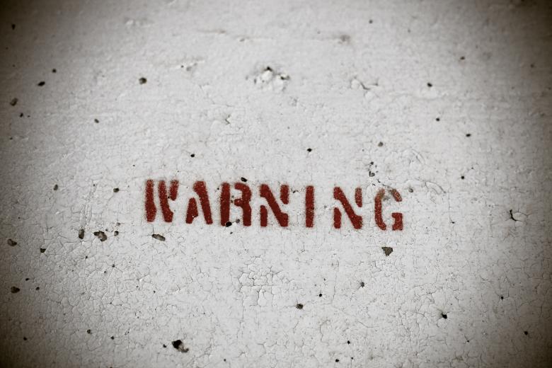Free stock image of Warning - Peeling Wall Texture created by Free Texture Friday