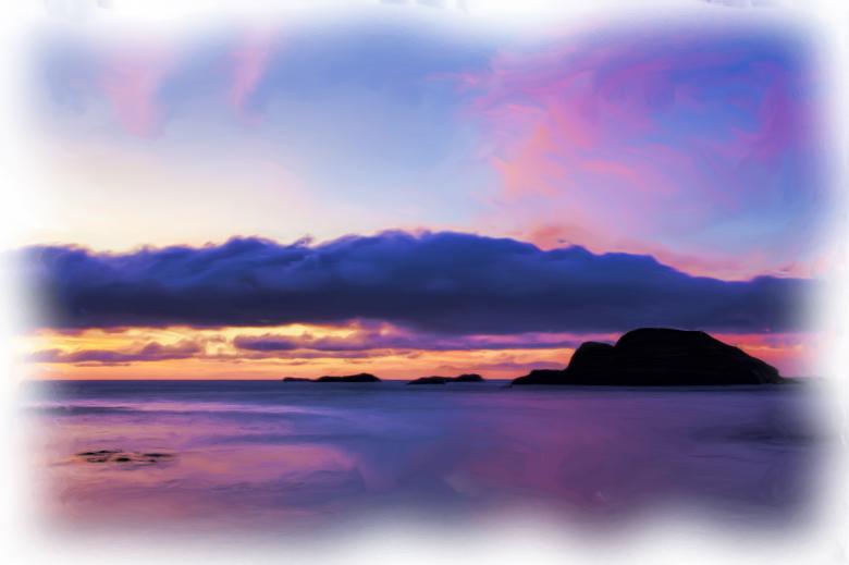 Free stock image of Landscape with Oil Painted Effect created by Geoffrey Whiteway