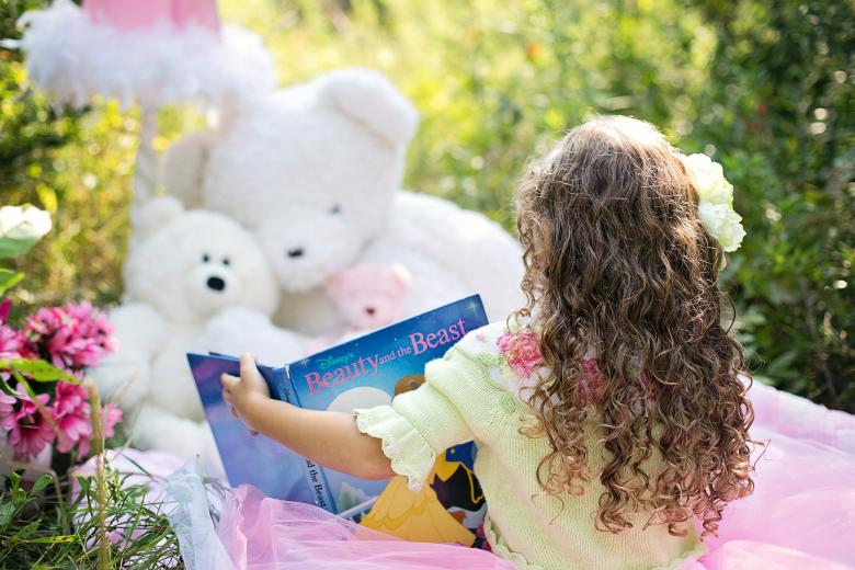 Free stock image of Little Girl Reading created by Pixabay