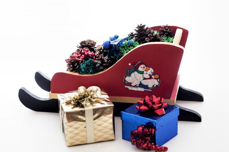 Free stock image of Christmas Sledge with Gifts created by Geoffrey Whiteway