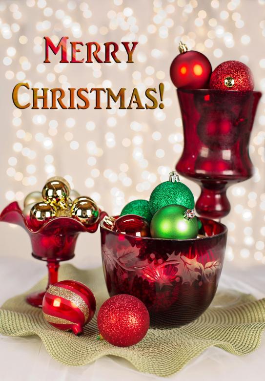 Free stock image of Merry Christmas created by Pixabay