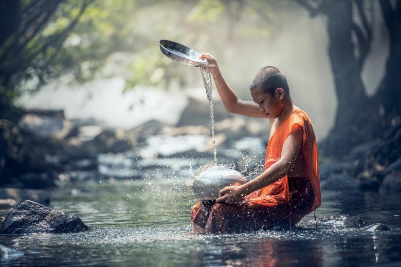 Free stock image of Kid Washing created by Pixabay