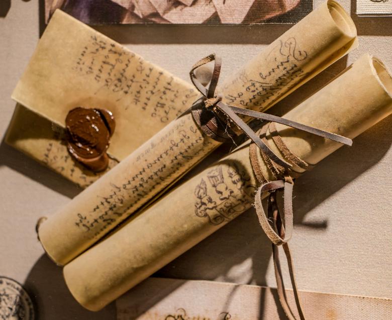 Free stock image of Old letter and stamp created by Janis Urtans