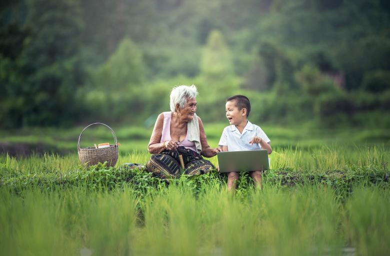 Free stock image of With Grandmother created by Pixabay