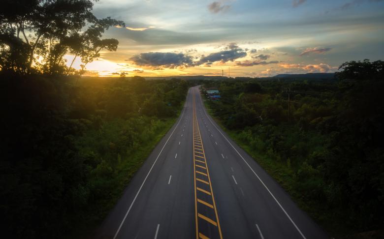 Free stock image of Beautiful Highway created by Pixabay