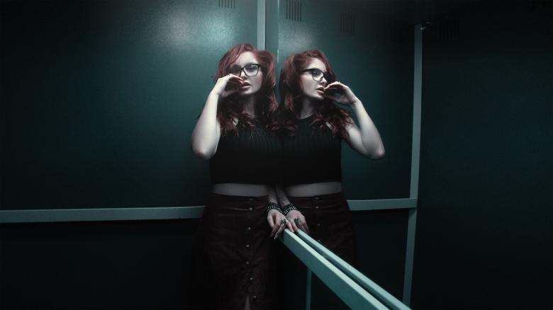 Free stock image of Girl in the Elevator created by Pixabay