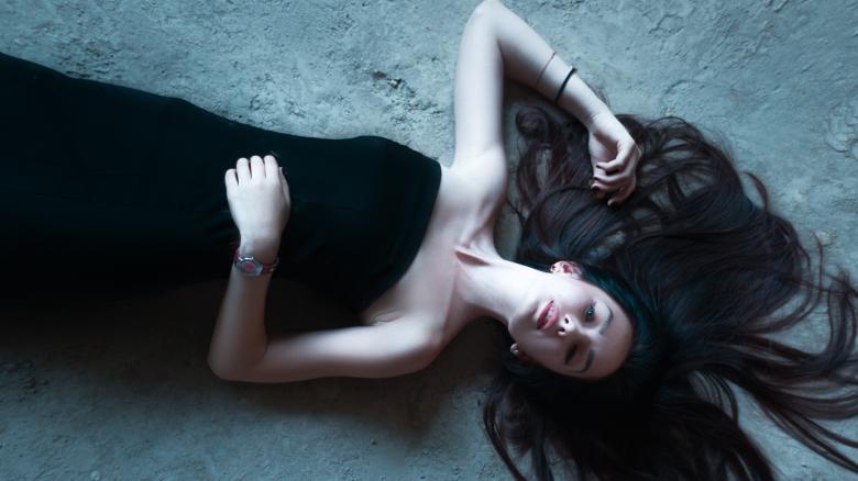 Free stock image of Girl Lying on the Floor created by Pixabay