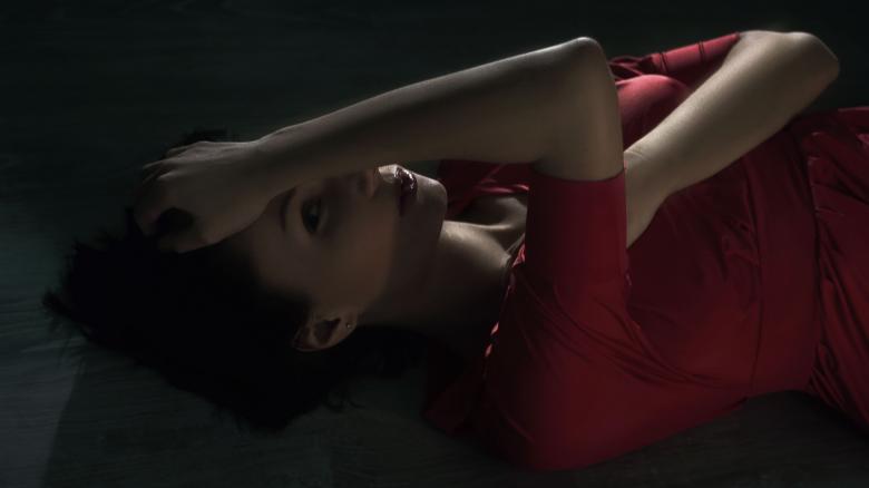 Free stock image of Girl in Red Lying created by Pixabay