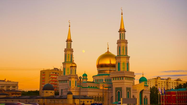 Free stock image of Moscow Cathedral Mosque created by Pixabay