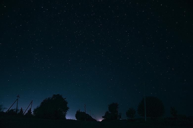 Free stock image of Stars at Night created by Pixabay
