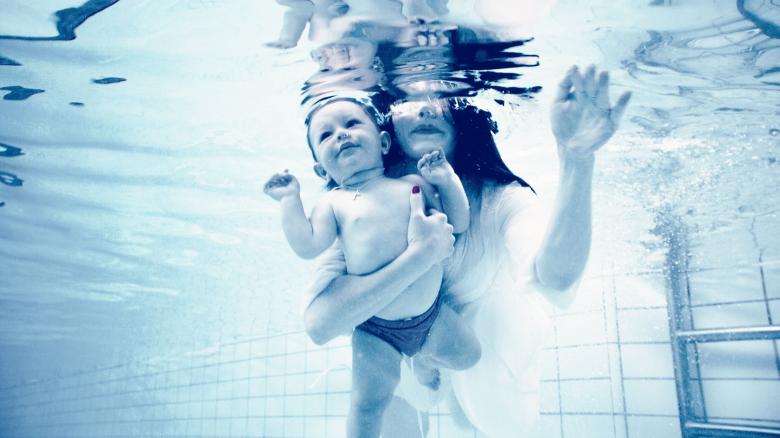 Free stock image of Underwater with a Kid created by Pixabay