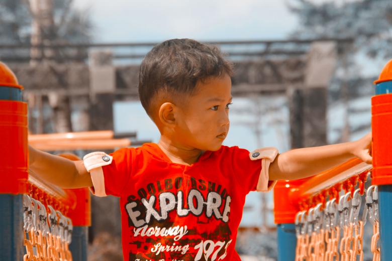 Free stock image of Boy at the Playground created by Satrio aribowo