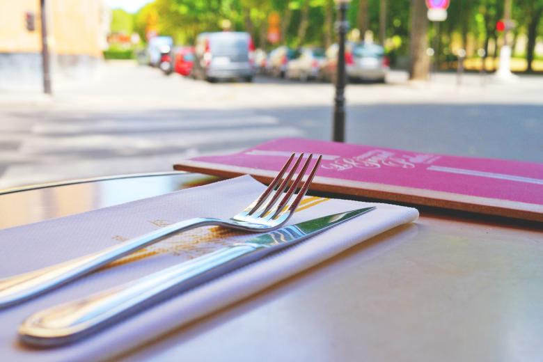 Free stock image of Cutlery on the Table created by Pixabay