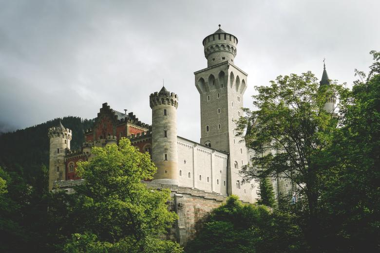 Free stock image of Old Castle with high Tower created by Pixabay
