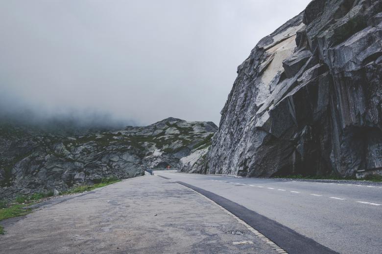 Free stock image of Mountainous Highway created by Pixabay