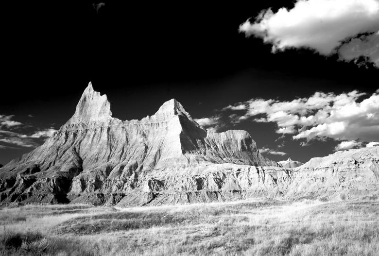 Free stock image of Bad Lands created by Pixabay
