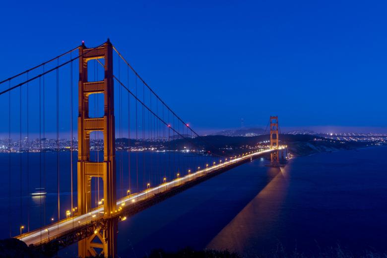 Free stock image of Golden Gate Bridge created by Pixabay