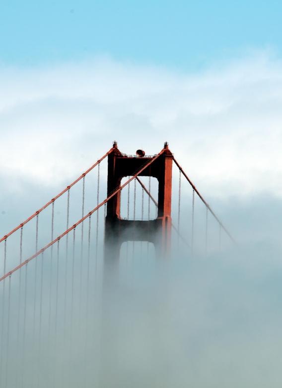 Free stock image of Golden Gate Bridge created by Pixabay