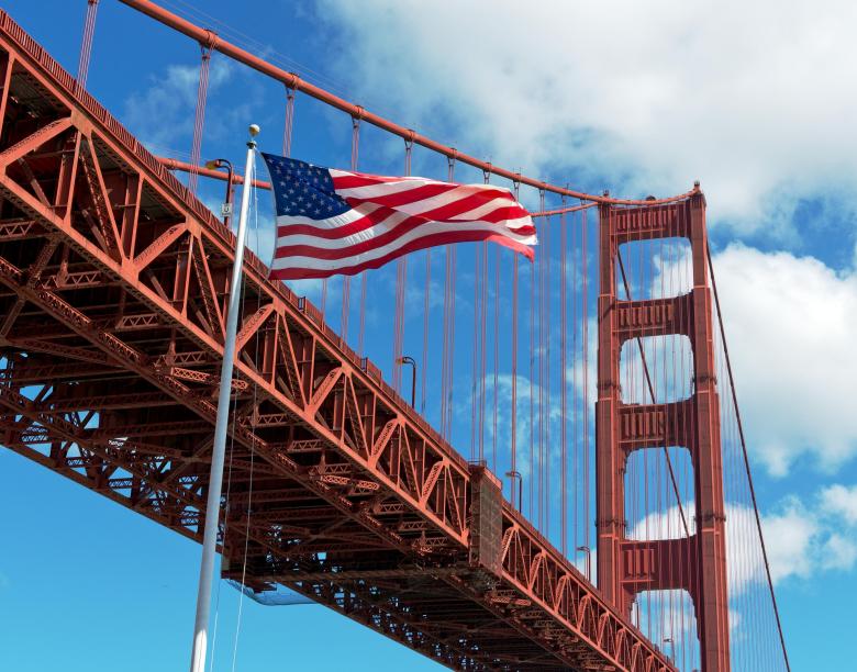 Free stock image of Golden Gate Bridge created by Pixabay