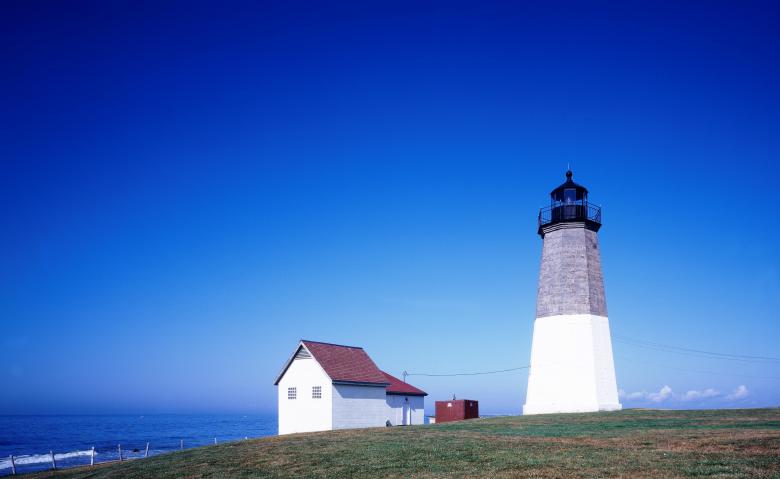 Free stock image of Lighthouse at the Shore created by Pixabay