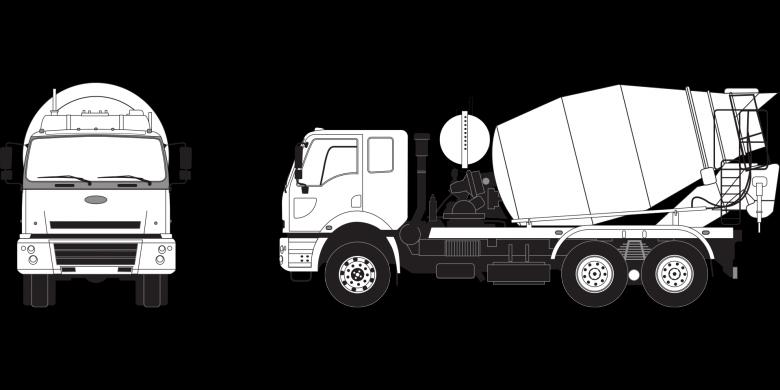 Free stock image of Concrete Mixer created by Pixabay