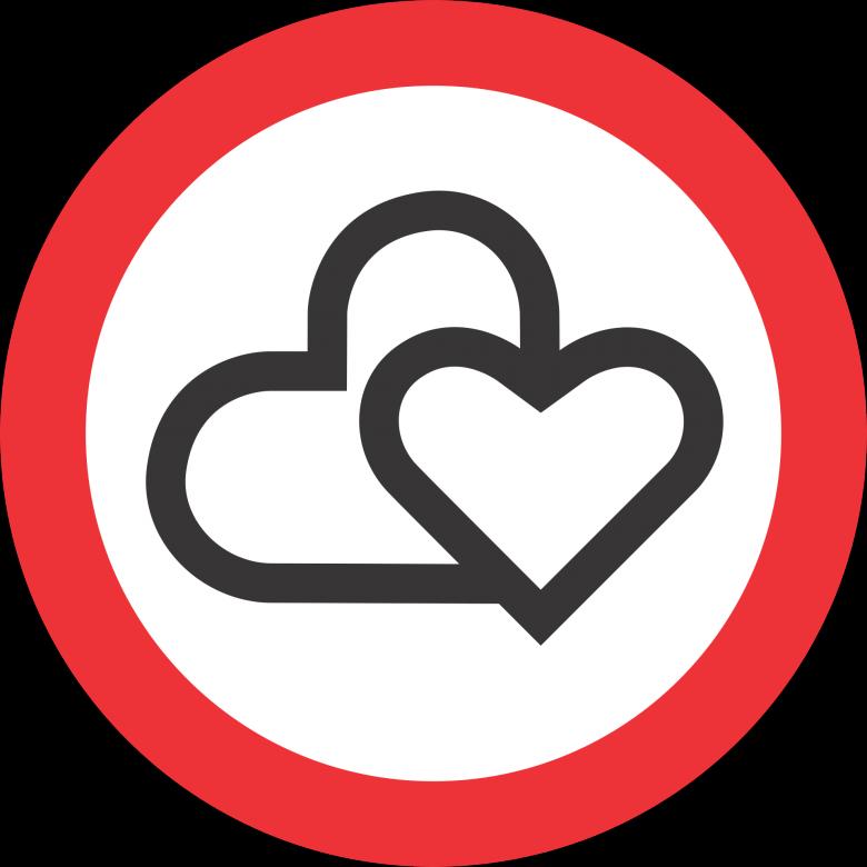 Free stock image of Graphical Heart created by Pixabay