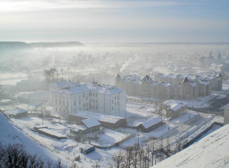 Free stock image of City in Winter created by Pixabay