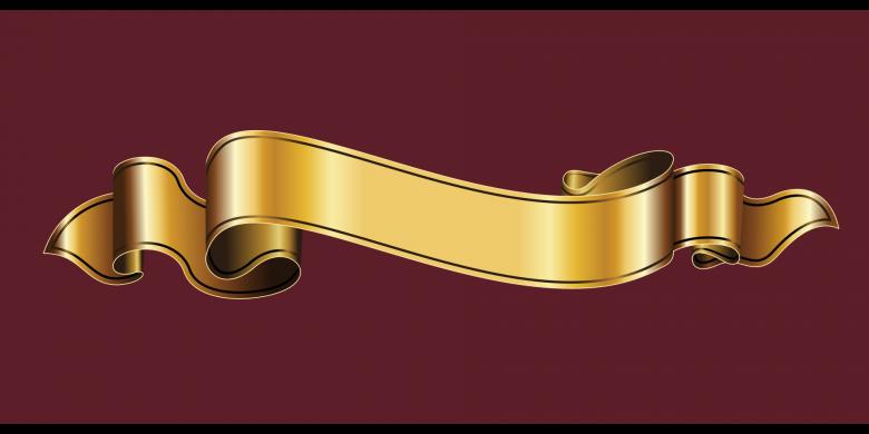 Free stock image of Gold Ribbon created by Pixabay