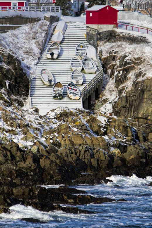 Free stock image of Slipway in winter created by Geoffrey Whiteway