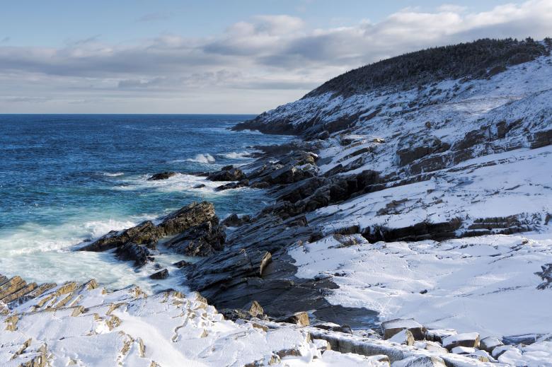Free stock image of Canada Winter Seascape created by Geoffrey Whiteway