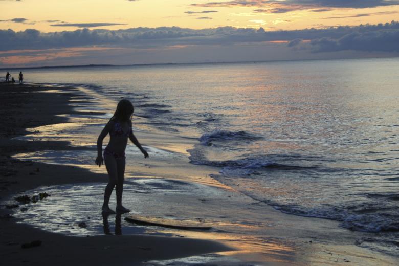 Free stock image of Girl on Beach created by Peter Thompson