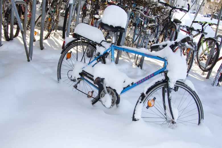 Free stock image of Frozen Cycle Stand created by Pixabay