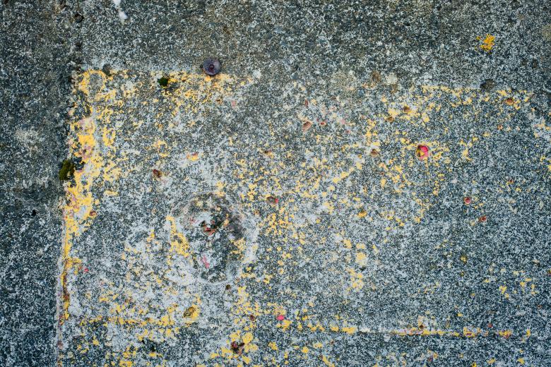 Free stock image of Peeled Yellow Paint on Grunge Wall created by Free Texture Friday