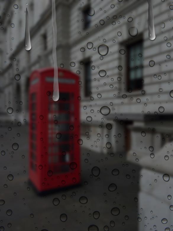 Free stock image of Raining in the City created by Pixabay