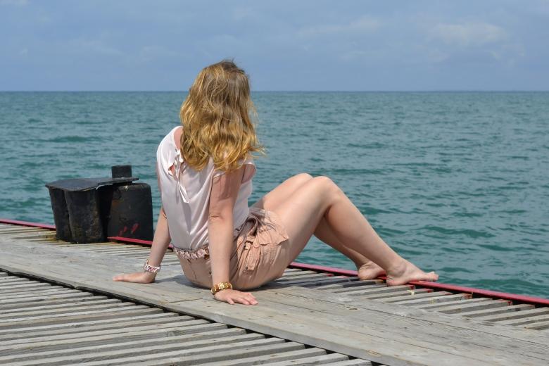 Free stock image of Woman on the Dock created by veronka72