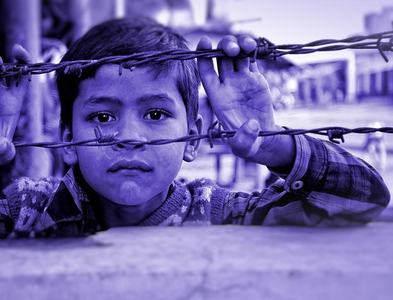 Free stock image of Child and Barbed Wire created by Jack Moreh