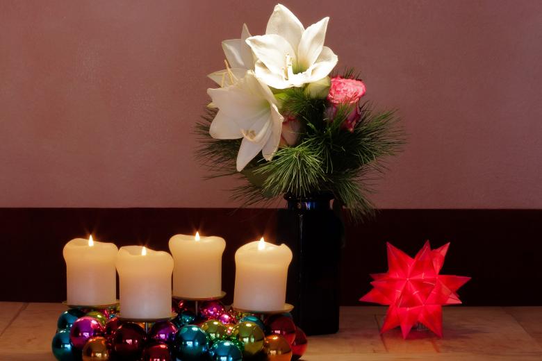 Free stock image of Advent Wreath created by Pixabay