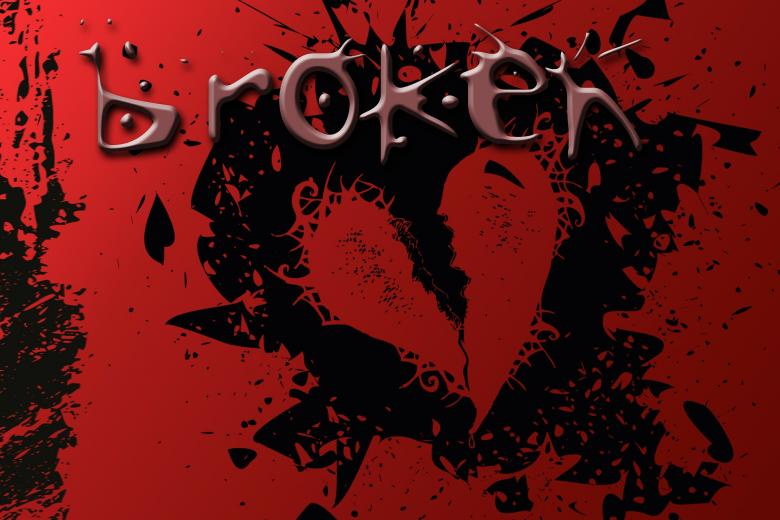 Free stock image of Broken Heart created by Pixabay