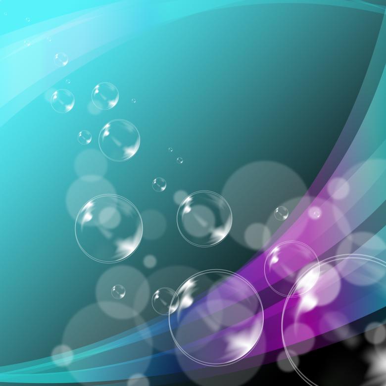 Free stock image of Bubbles Background created by Stuart Miles