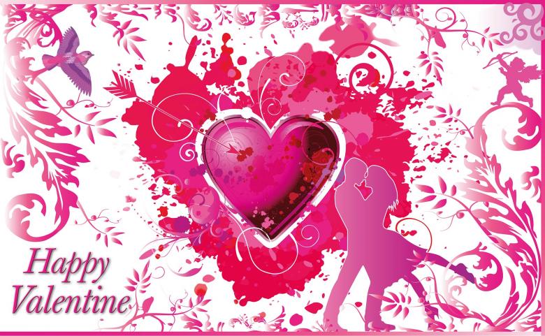 Free stock image of Very Happy Valentine Illustration created by Pixabay