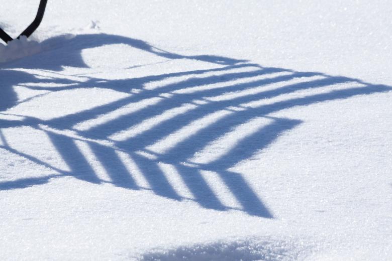 Free stock image of Shadow on the Snow created by Pixabay