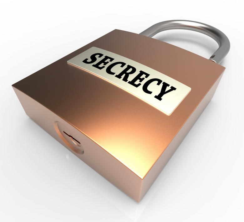 Free stock image of Secrecy Padlock Represents Classified Secret 3d Rendering created by Stuart Miles