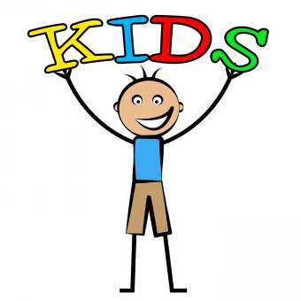 Free Stock Photo of Kids Word