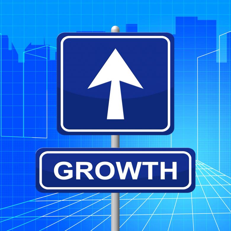 Free stock image of Growth Sign Represents Develop Expansion And Direction created by Stuart Miles