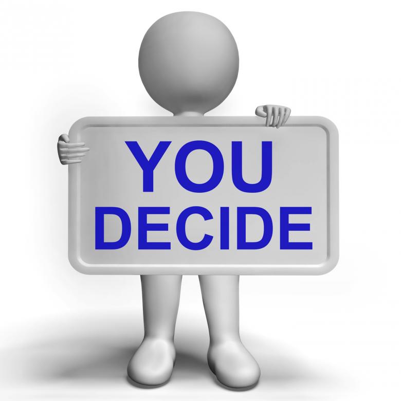 Free stock image of Decision Sign Representing Uncertainty And Making Decisions created by Stuart Miles