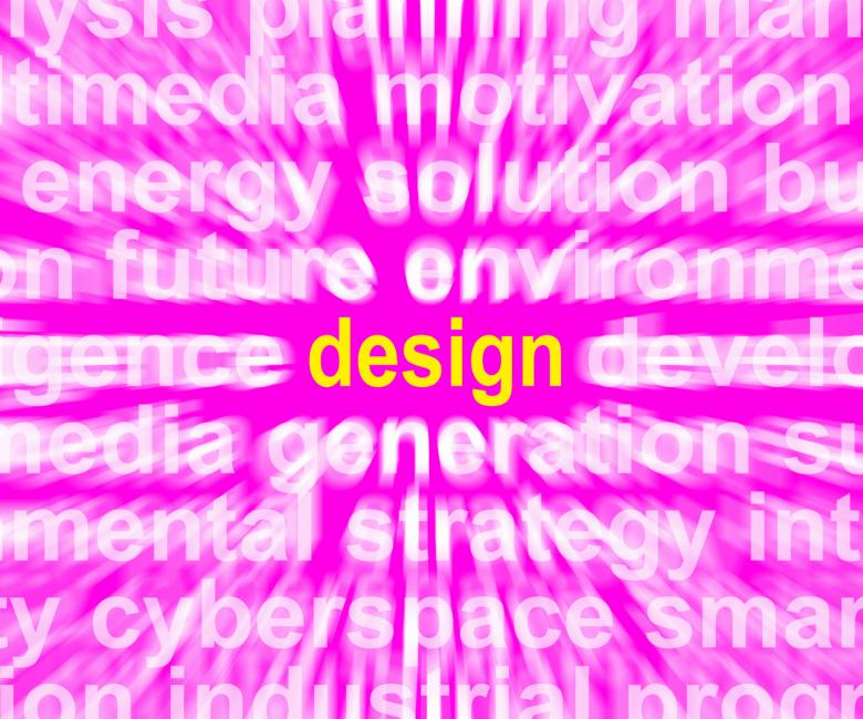 Free stock image of Design Word Shows Innovation Creativity And Developing created by Stuart Miles