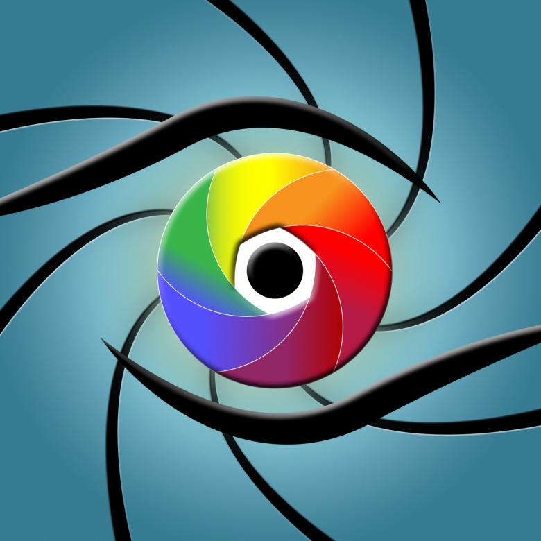 Free stock image of Eye Spectrum Indicates Colour Splash And Colourful created by Stuart Miles